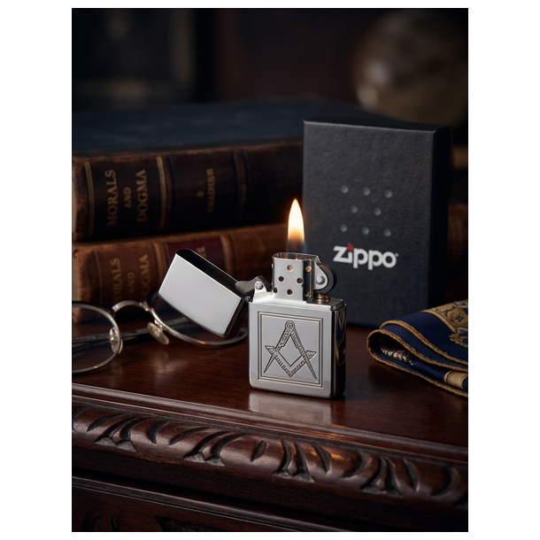 Zippo frimurare t�ndare