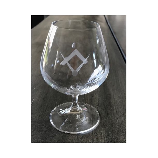 Frimurer cognac glas