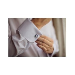 Frimurer manchetknapper bl� m. swarovski