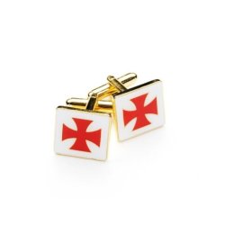 Manchetknapper m. kors